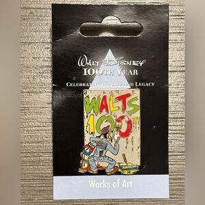 Disney Goofy Walt Disney 100th Year Pin - Works of Art Disney Store Japan LE5000